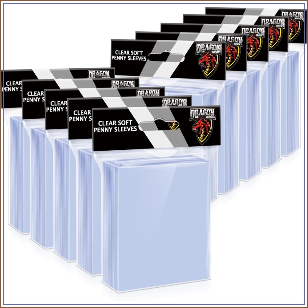 Card Penny Sleeve - 1000 stuks kaarthulzen, toploaders voor verzamelkaarten,