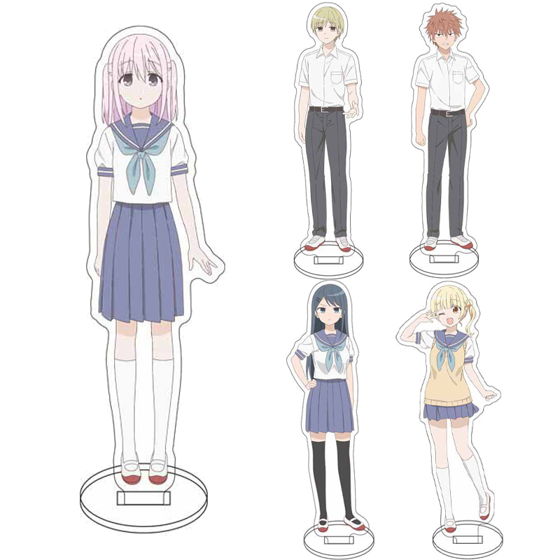 Figma Stand Set - 16CM Anime Inexpressieve Kashiwada en Expressieve
