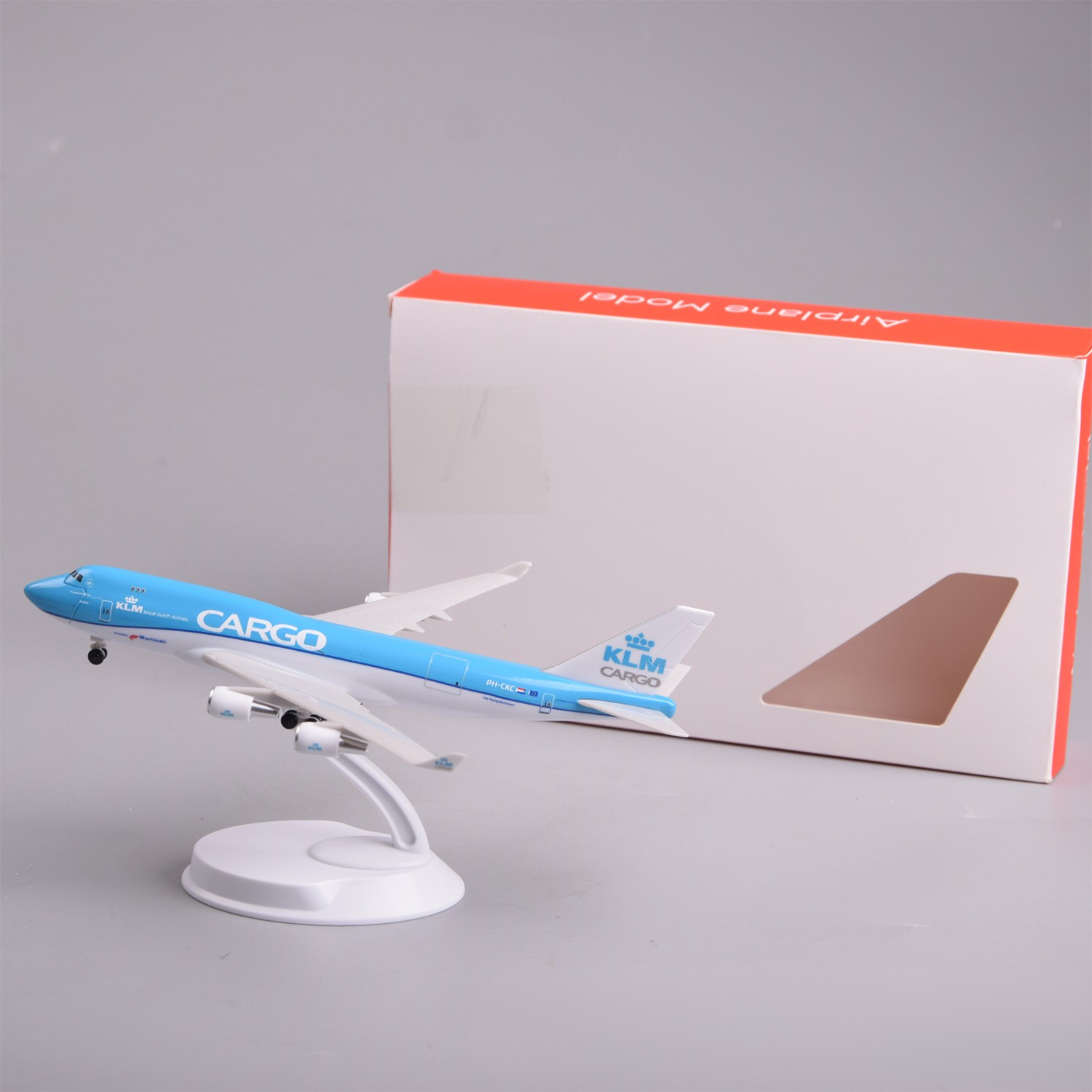 Model Airplane Plastic - 20cm Miniatuur Vliegtuig KLM B747 Cargo