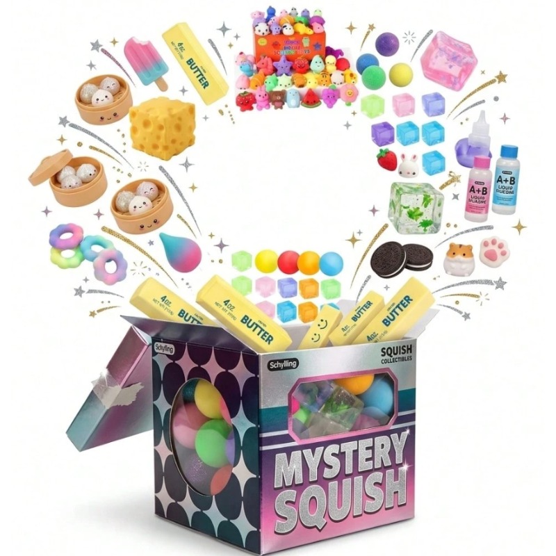 Mystery Box Blind Bag - 1PC Zijdezachte Squishy Blind Box –