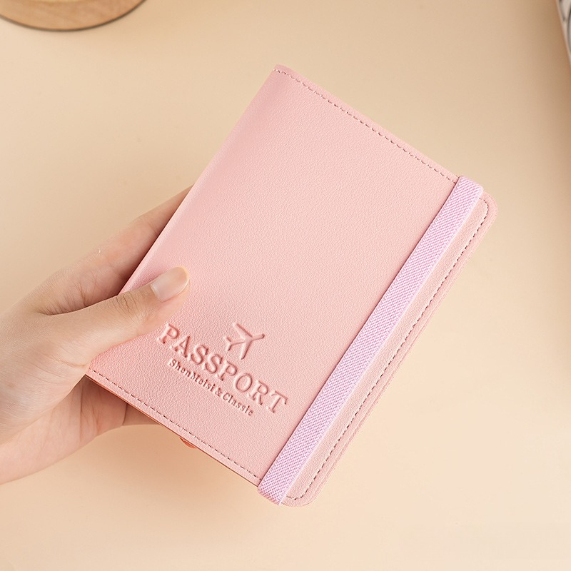 Card Top Loader - Reishouder van PU-leer, multifunctionele reisdocumentenhouder met