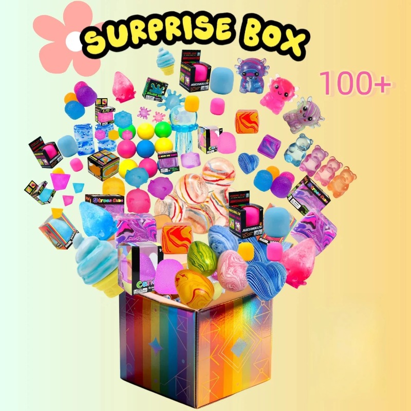 Mystery Box Blind Bag - Bestseller Schattige Kubus & Oceaan Squishy
