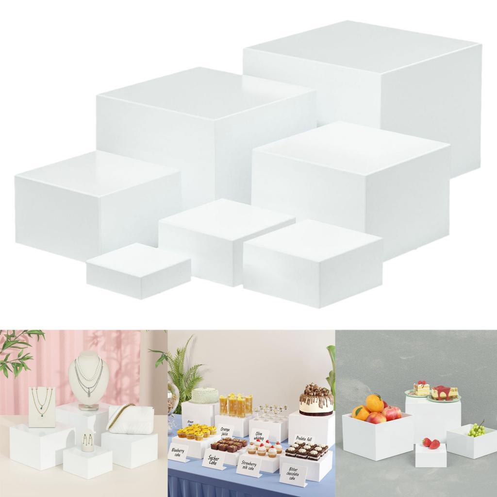 7-delige acryl kubus display b - Display Risers Set recensie en prijs